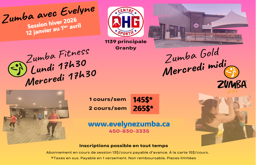 Zumba hiver 2026